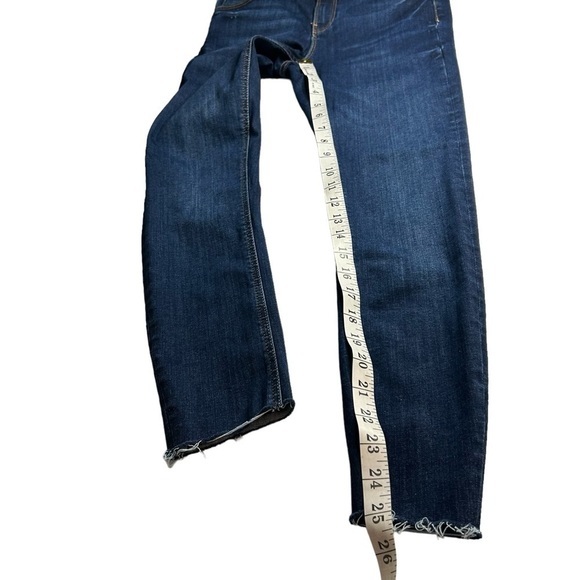 Zara Trafaluc Denimwear Raw Hem Skinny Jeans Sz 0 - Picture 13 of 14